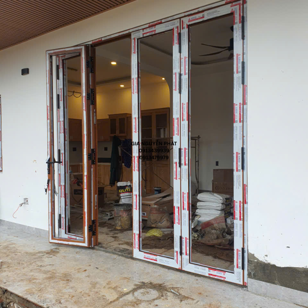 Mẫu Cửa Nhôm 4 Cánh