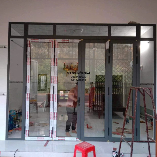 Mẫu Cửa Nhôm XingFa 4 Cánh 
